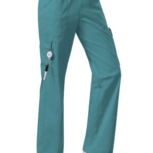4005 CORE STRETCH pull on cargo pant-Teal/Regular/XL CLEARANCE ITEMS ONLY