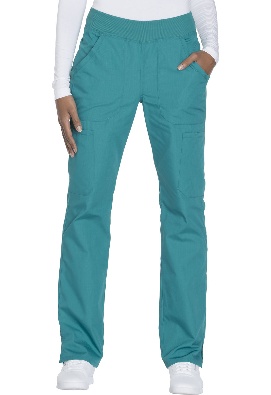 WW210 Pull on pant-Teal/Regular/L CLEARANCE STOCK ONLY