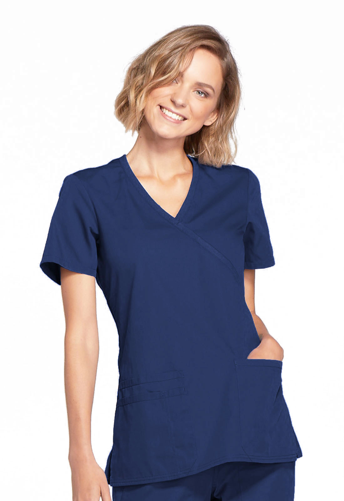 WW650 CHEROKEE ORIGINALS Mock wrap top