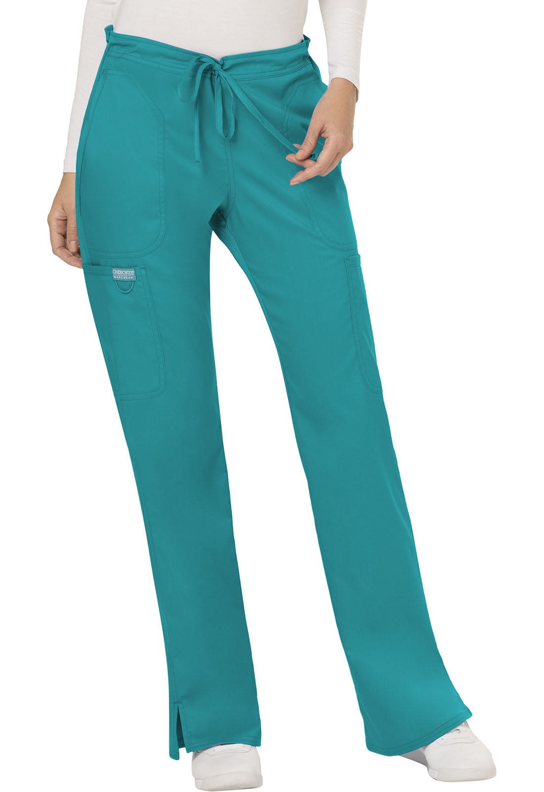 WW120 REVOLUTION mid rise drawstring pant-Teal/Regular/XL CLEARANCE STOCK ONLY