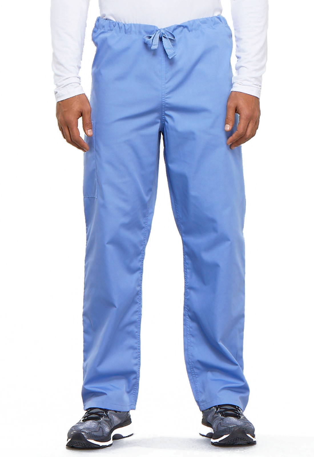 4100 Unisex Drawstring Cargo Pant-Ciel/Regular/M CLEARANCE STOCK ONLY