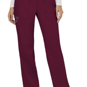 WW110 REVOLUTION mid rise straight leg pant -Wine/Regular/M CLEARANCE STOCK ONLY