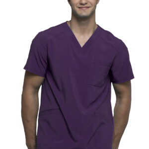 CK900A INFINITY Men's V-Neck Top- EGGPLANT/M  CLEARANCE STOCK ONLY