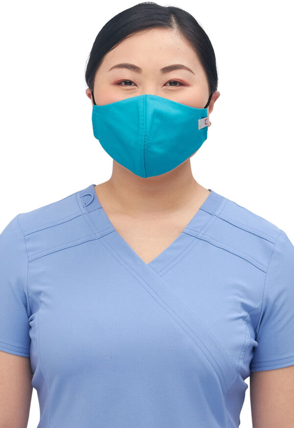 WW560AB Adult Face Covering Bundle 5's Pack-Teal S/M