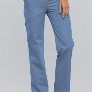 2085 Cherokee Flexibles Pants Clearance Knit Waist-Ciel/l/Reg