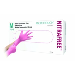 GLOVE Micro-Touch Nitrafree  Small PINK
