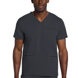 CK719A PWT ATMOS Men's V-Neck Top in Pewter/L