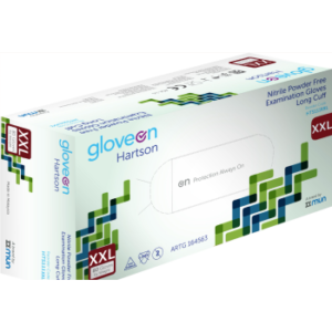 Gloves, Hartson LC Nitrile XXL. P/F box 80