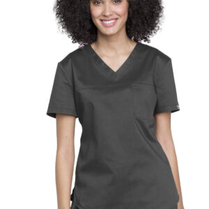 WW657  Cherokee Revolution Tuckable V-Neck Top/PWT/M