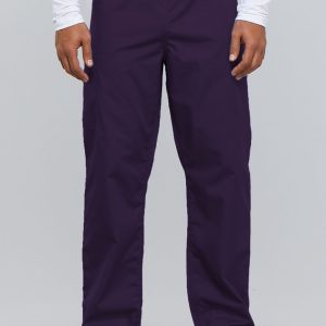 4100 Unisex Drawstring Cargo Pant-Eggplant/Regular/2XL CLEARANCE STOCK ONLY