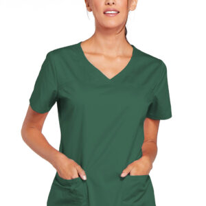4727 V-Neck Top-Hunter/XL CLEARANCE ITEMS ONLY