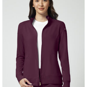 CK303 WIN Cherokee iFlex Zip front Jacket/WINE/XL