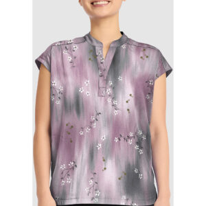HH912 BRDS Journey Top Blurred Ditsy/M